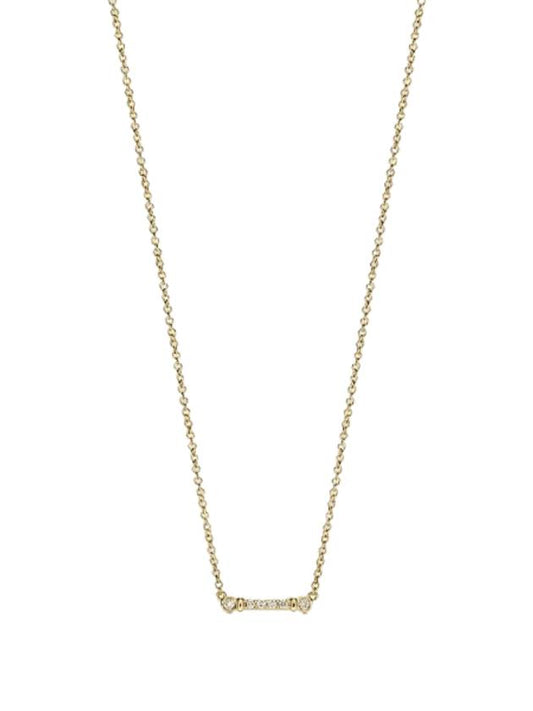 Fleur de Liskey Bar Pendant Necklace Gold - TIFFANY & CO. - BALAAN 1