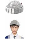 4-Bar Beanie Grey - THOM BROWNE - BALAAN 5