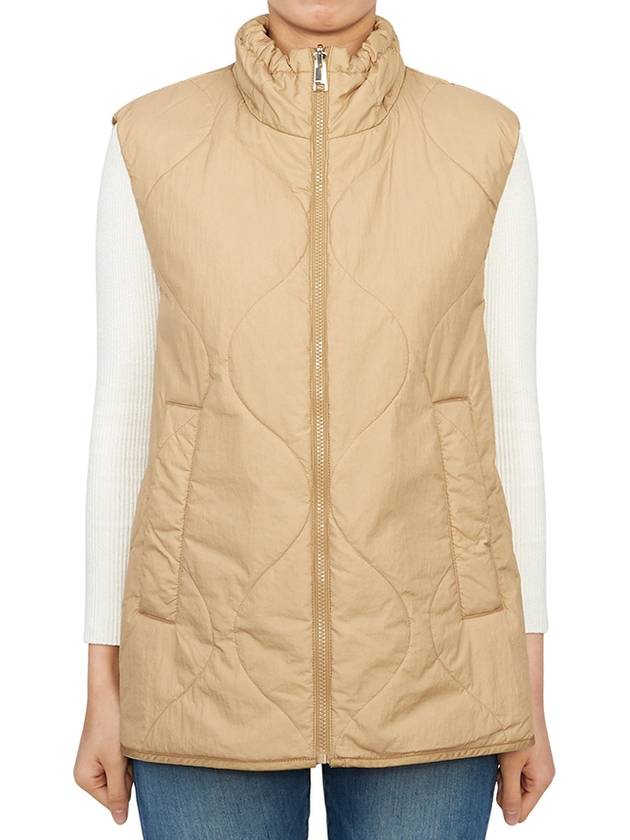 Weekend Yoro Reversible Padding Vest Beige - MAX MARA - BALAAN 3