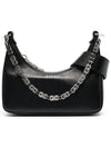 Moon Cut-out Chain Small Shoulder Bag Black - GIVENCHY - BALAAN 2