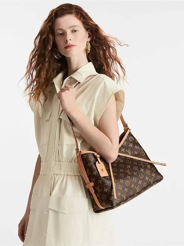 CarryAll PM Monogram Shoulder Bag Brown - LOUIS VUITTON - BALAAN 9