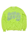 Bubble Logo Crew Neck Sweatshirt Green - ACNE STUDIOS - BALAAN 2