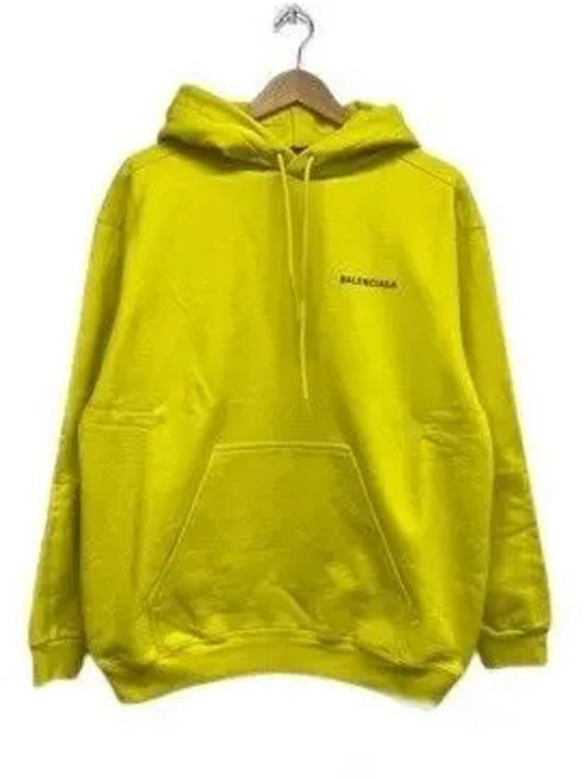 logo hood yellow 600583 TIV84 7440 - BALENCIAGA - BALAAN.