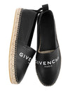 Logo Leather Espadrilles Black - GIVENCHY - BALAAN 2