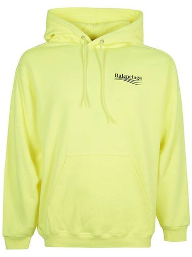 Men's Political Wave Logo Hoodie Neon - BALENCIAGA - BALAAN 1