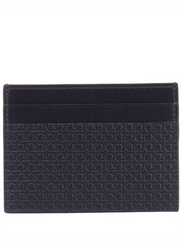 Ferragamo Men's Card Wallet 66 A503 NERO - SALVATORE FERRAGAMO - BALAAN 1