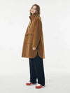 Wool Cape Coat Camel - VOYONN - BALAAN 9