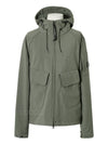 Men's Hooded Jacket Gray - CP COMPANY - BALAAN.