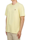 Fox Head Patch Classic Short Sleeve T-Shirt Yellow - MAISON KITSUNE - BALAAN 3