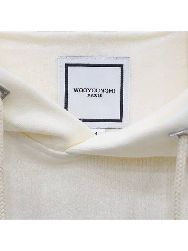 Flower Back Logo Hoodie Ivory W241TS36733I - WOOYOUNGMI - BALAAN 5