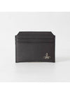 Saffiano Slim Card Wallet Smoke Grey - VIVIENNE WESTWOOD - BALAAN 2