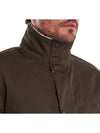 Scout Fleece Jacket Dark Olive - BARBOUR - BALAAN 7