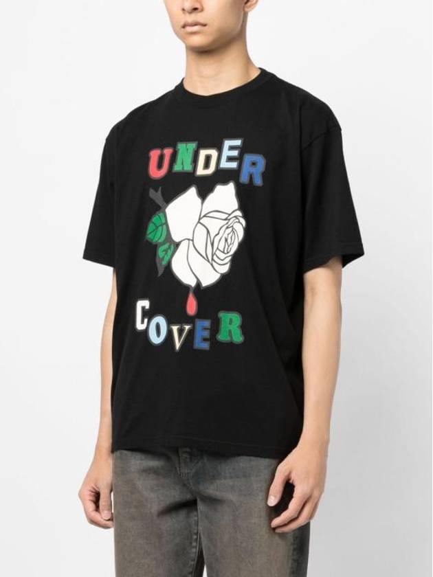 Short Sleeve T Shirt UC2C3807 BLACK - UNDERCOVER - BALAAN 4