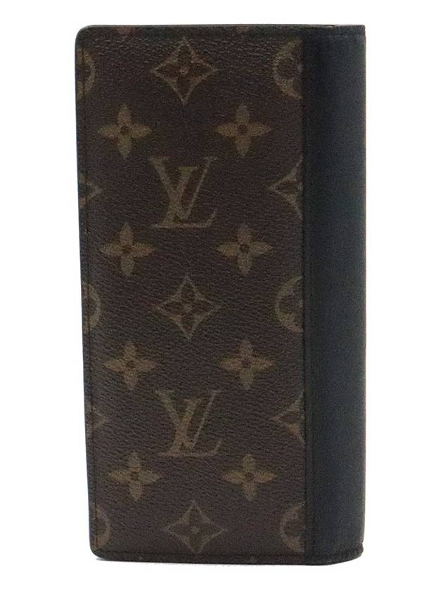 Women s Louis Vuitton M93800 Monogram Canvas Macassar Brazza Wallet Long gt Gangbuk used luxury goods - LOUIS VUITTON - BALAAN 4