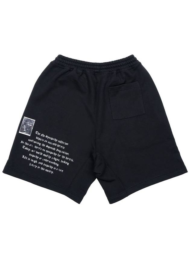 BBD Crushed Faith Sweatshorts Black - BLACKBLOND - BALAAN 4