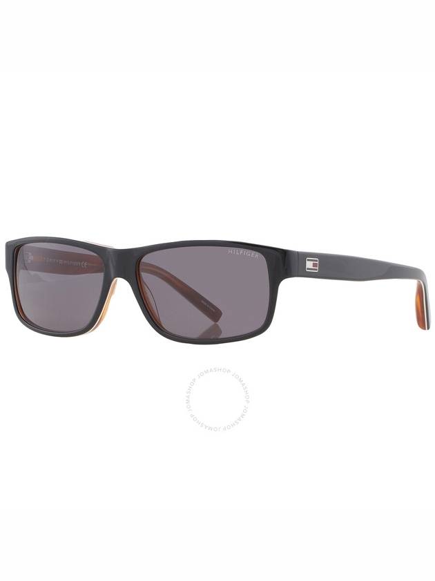 Tommy Hilfiger Grey Rectangular Men's Sunglasses TH 1042/N/S 0UNO/Y1 57 - TOMMY HILFIGER - BALAAN 3