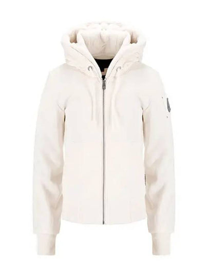 Classic Bunny Zip Up Hoodie White - MOOSE KNUCKLES - BALAAN 2