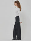 Denim long straight pants washed black - RYUL+WAI: - BALAAN 3