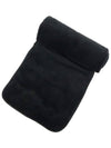 Corduroy muffler black JPPT590194 Can be used as a shawl - JIL SANDER - BALAAN 4