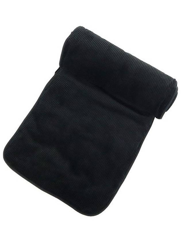 Corduroy muffler black JPPT590194 Can be used as a shawl - JIL SANDER - BALAAN 4