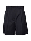 Jessica Virgin Wool Shorts Black - MAX MARA - BALAAN 2