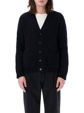 Valentino Garavani Toile Iconographe Cardigan - VALENTINO - BALAAN 1