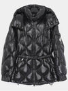 FIOGET patch logo belted hood padded women s jacket 1A00109 68950 999 - MONCLER - BALAAN 2