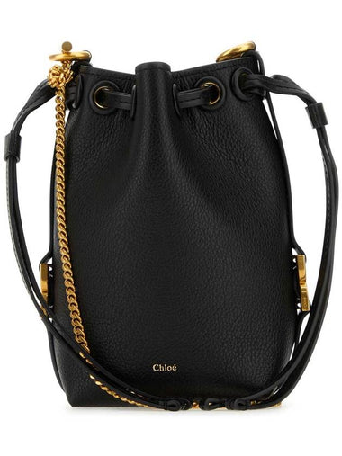 Marcie Micro Bucket Bag Black - CHLOE - BALAAN 1