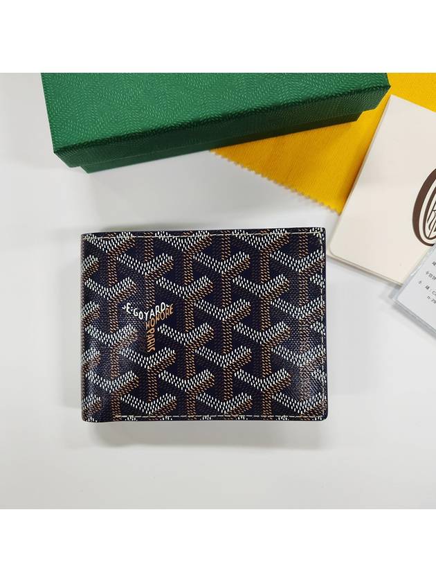 Victoire Half Wallet Navy - GOYARD - BALAAN 4