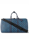 Keepall Bandouliere 50 Duffel Bag Blue - LOUIS VUITTON - BALAAN 1