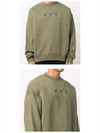 Negative Mark Sweatshirt Green - OFF WHITE - BALAAN 6