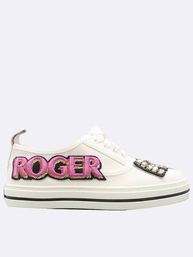 RVW40328340 White Color Women s Call Me Sneakers Size 37 - ROGER VIVIER - BALAAN 4