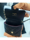 Classic chain mini bag caviar snap gold black AP3259 - CHANEL - BALAAN 8