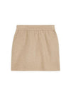 Onagro Mini A Line Skirt Beige - MAX MARA - BALAAN 1