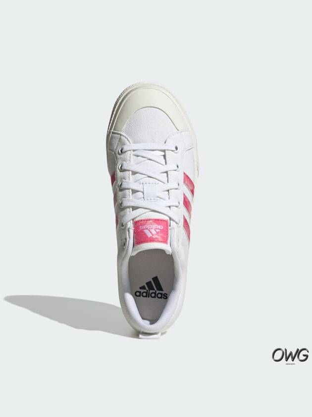 Bravada 2.0 Platform Low Top Sneakers Pink White - ADIDAS - BALAAN 6