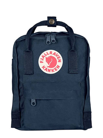 Kanken Logo Mini Backpack Navy - FJALL RAVEN - BALAAN 1