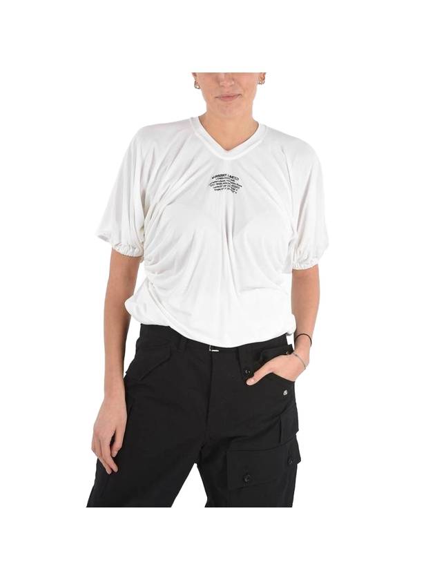 Women's RUTH Short Sleeve T-Shirt White - BURBERRY - BALAAN 1