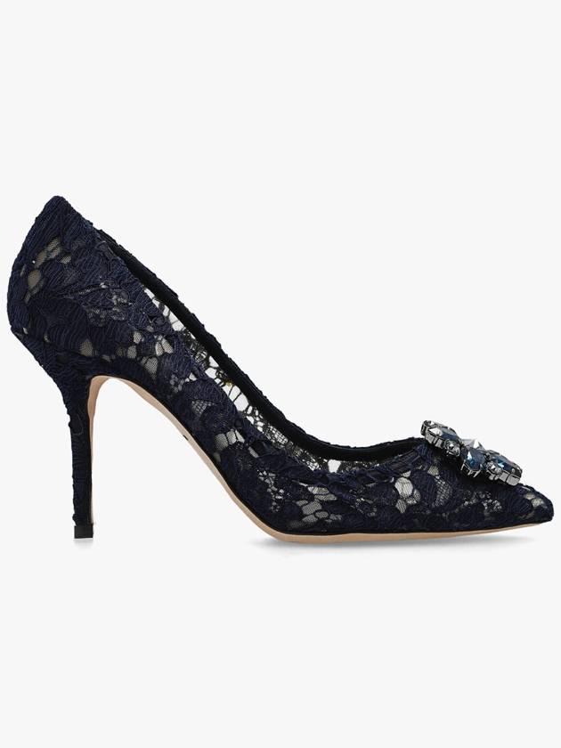 lace pumps heel navy - DOLCE&GABBANA - BALAAN 2