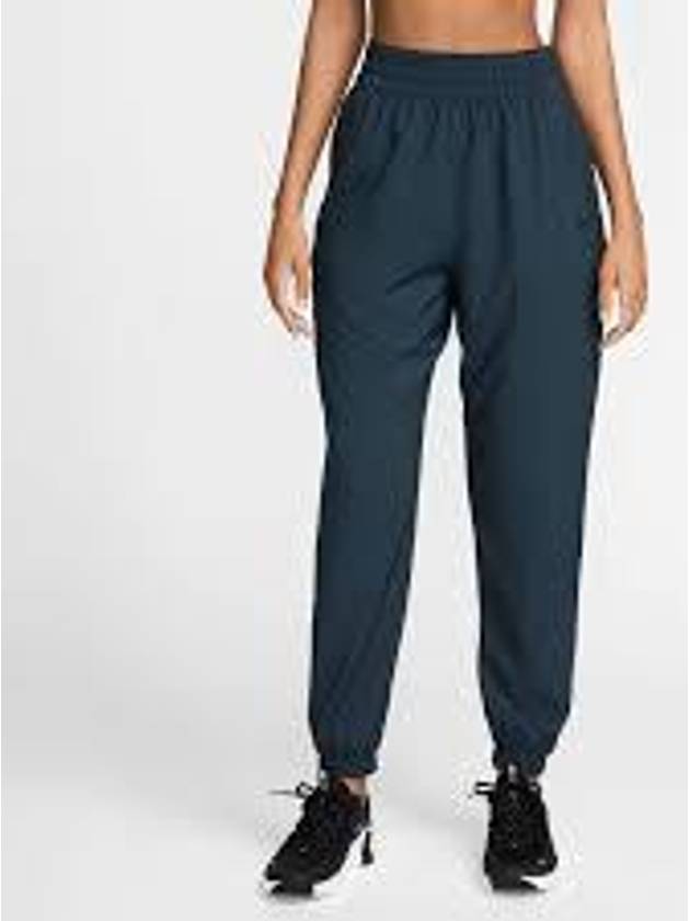 One Dri Fit High Waisted 7/8 Jogger Track Pants Armory Navy - NIKE - BALAAN 2