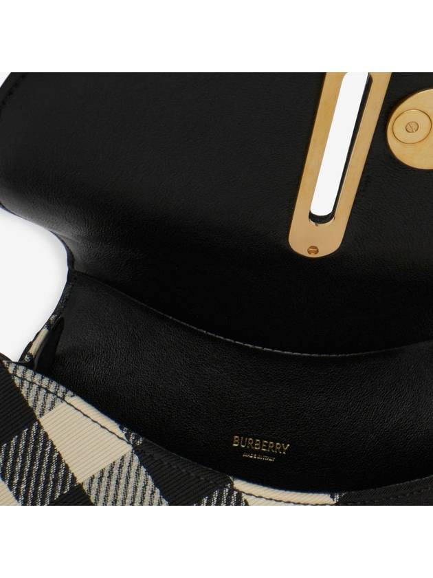 Rocking Horse Check Mini Shoulder Bag Black - BURBERRY - BALAAN 6