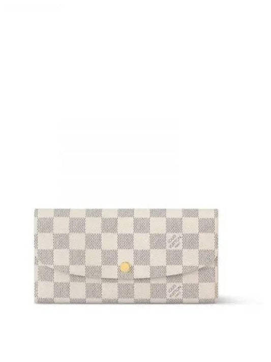 Emilie Damier Canvas Long Wallet Ivory - LOUIS VUITTON - BALAAN 2