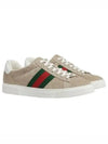 Web Ace GG Supreme Low Top Sneakers Beige Ebony - GUCCI - BALAAN 2