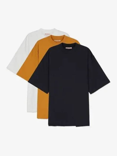 Cotton Short Sleeve T-Shirt 3 Pack - MARNI - BALAAN 2