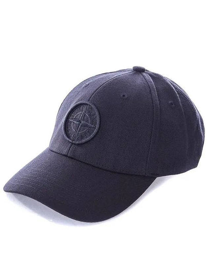 Embossed Logo Base Ball Cap Navy - STONE ISLAND - BALAAN 2