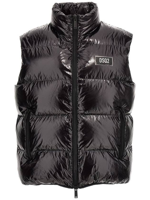 Logo Down Vest Black - DSQUARED2 - BALAAN 2