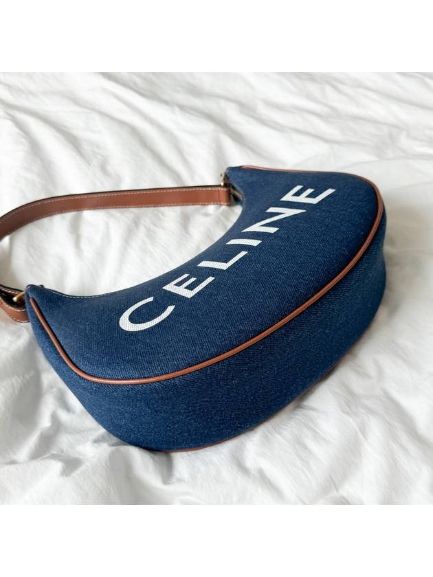 logo denim Abba shoulder bag - CELINE - BALAAN 8