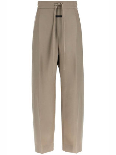 beige wide leg pants in virgin wool and viscose - FEAR OF GOD - BALAAN 1