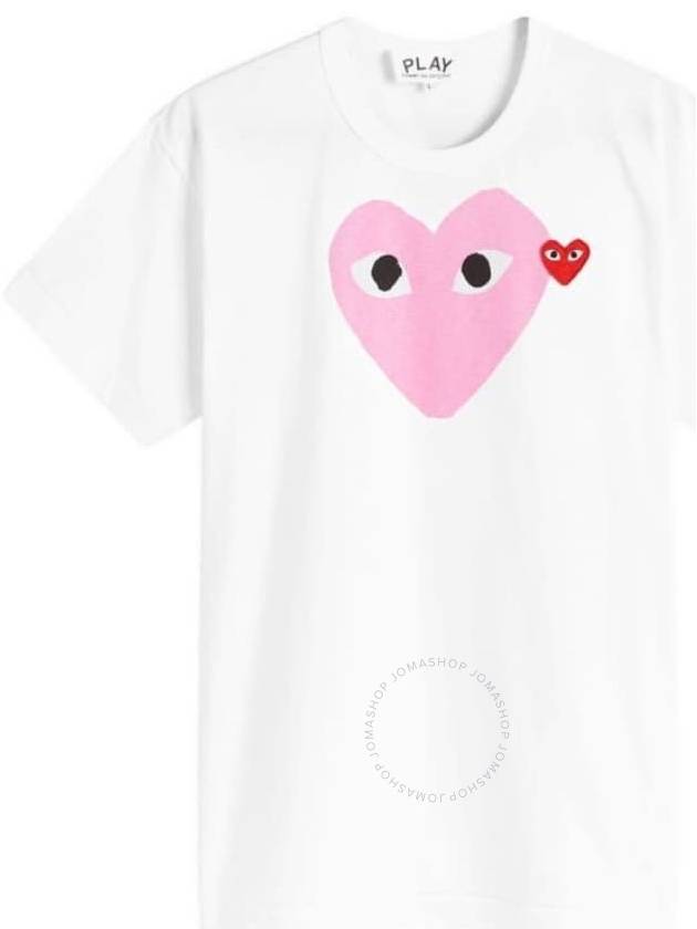 Cdg Play Big Heart Print Cotton T-Shirt, Size X-Large - COMME DES GARCONS PLAY - BALAAN 1