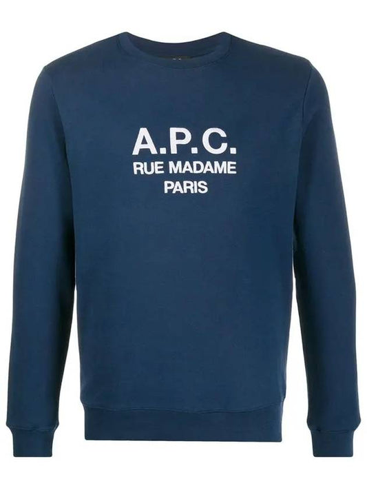 Men's Rufus Sweatshirt Navy - A.P.C. - BALAAN 2