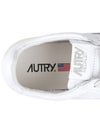 Medalist Leather Low Top Sneakers White - AUTRY - BALAAN 9